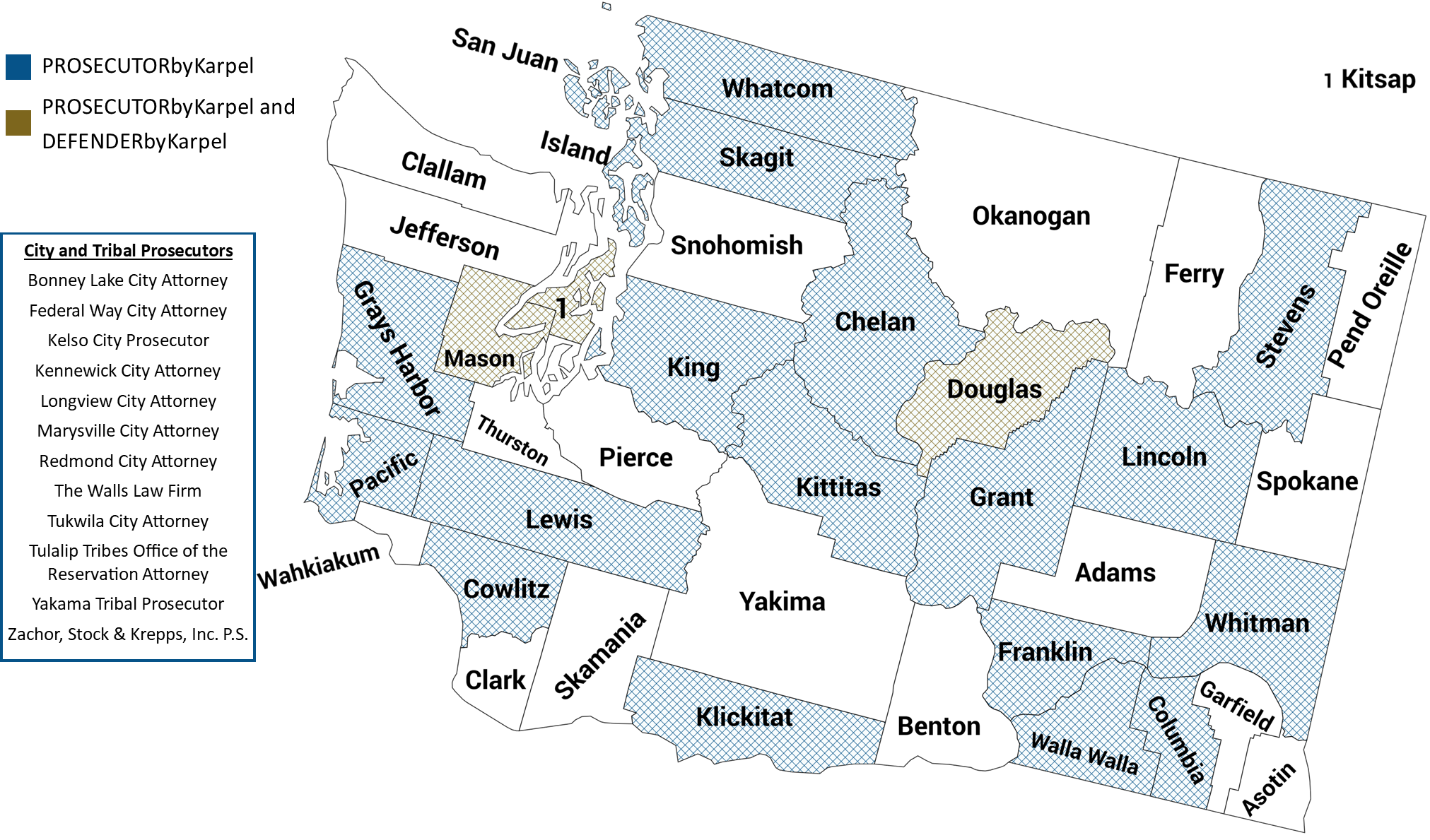 PROSECUTORbyKarpel and DEFENDERbyKarpel Clients in Washington