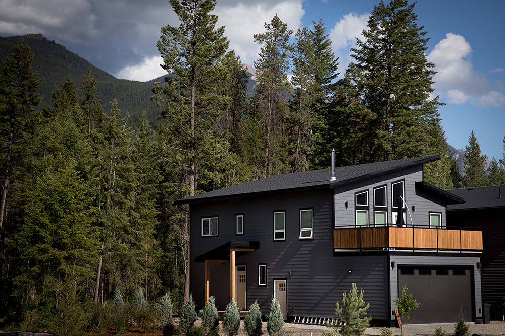 Contemporary Custom Design Home in Dark Grey