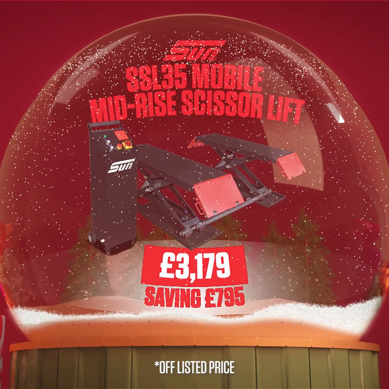 Unwrap a festive treat with our mobile midrise scissor lift deal!